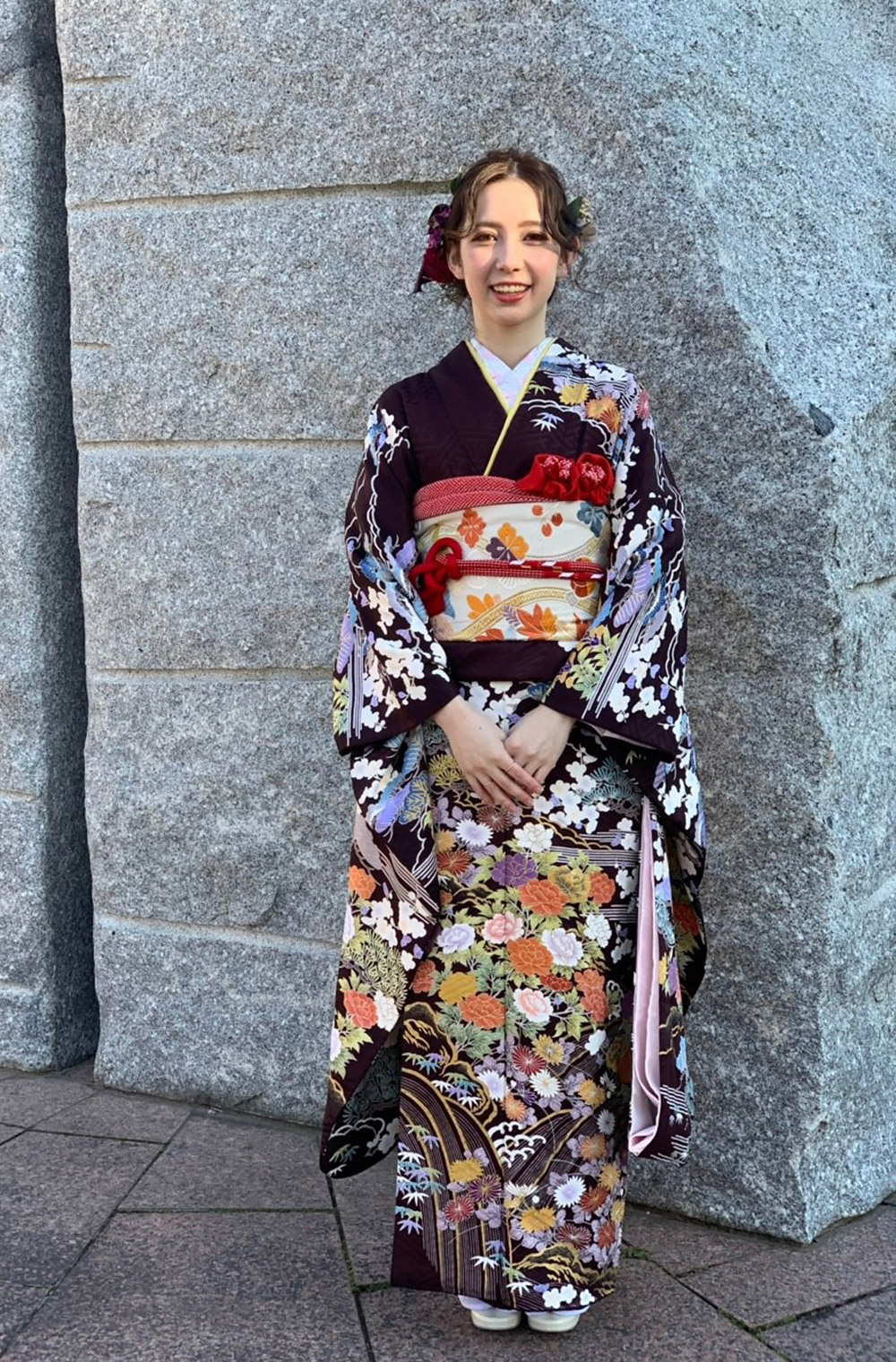 老舗工房京友禅振袖