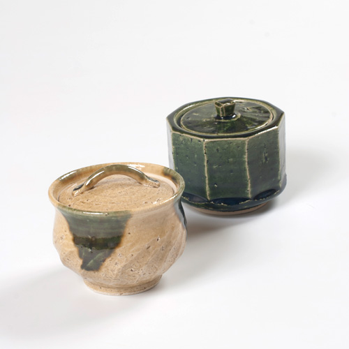 信楽焼・菓子入れ陶器